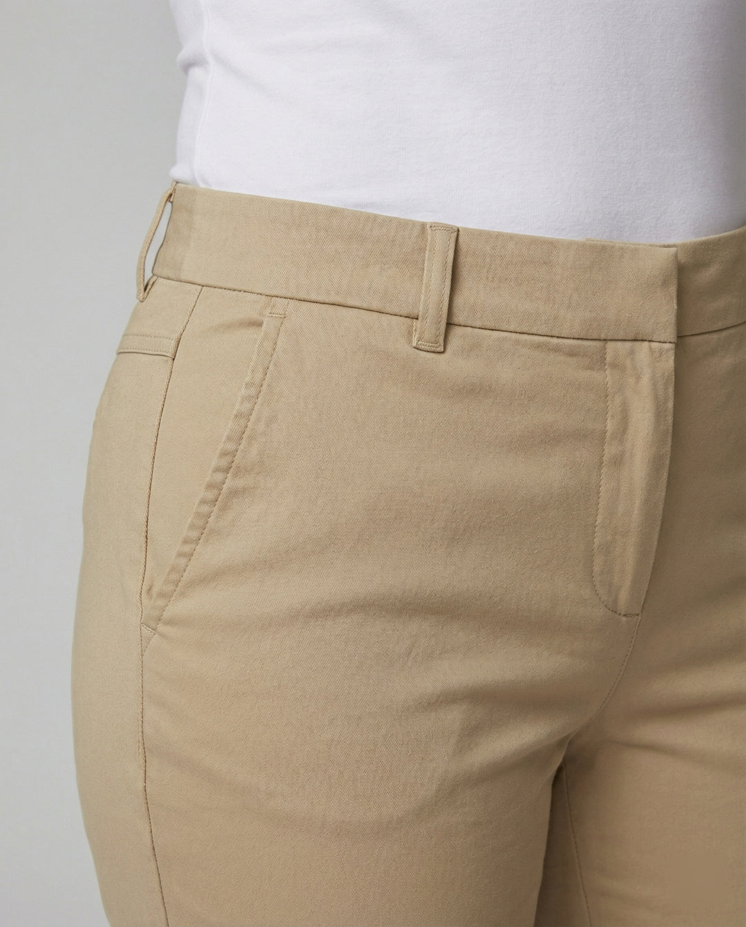 Damen Chino Stoffhose hochwertig verarbeitet