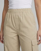 Damen Cargo-Hose mit elastischem Bund und praktischen Seitentaschen R&B