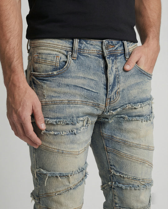 Herren Destroyed Jeans Slim Fit