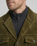 Herren Cordjacke mit multifunktionalen Taschen und modernem Schnitt