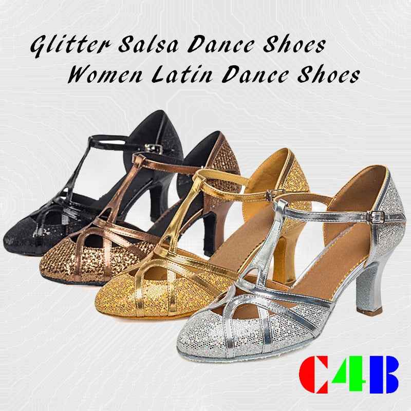 R&B | Salsa Tanzschuhe Damen Latein Tanzschuhe 7Cm