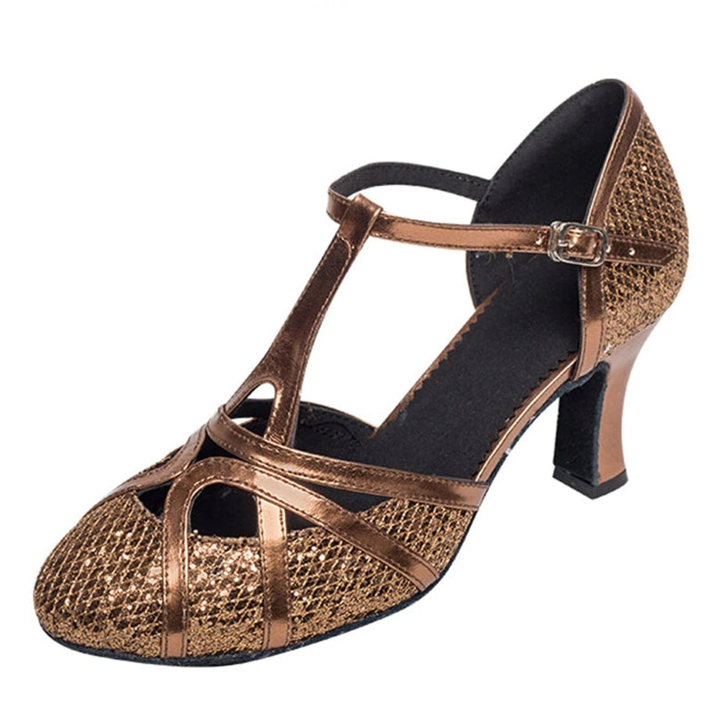 R&B | Salsa Tanzschuhe Damen Latein Tanzschuhe 7Cm