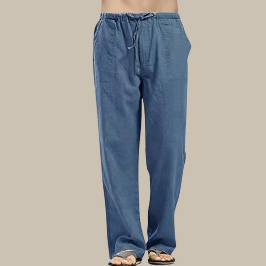 R&B | Bequeme Leinen Strandhose für Herren