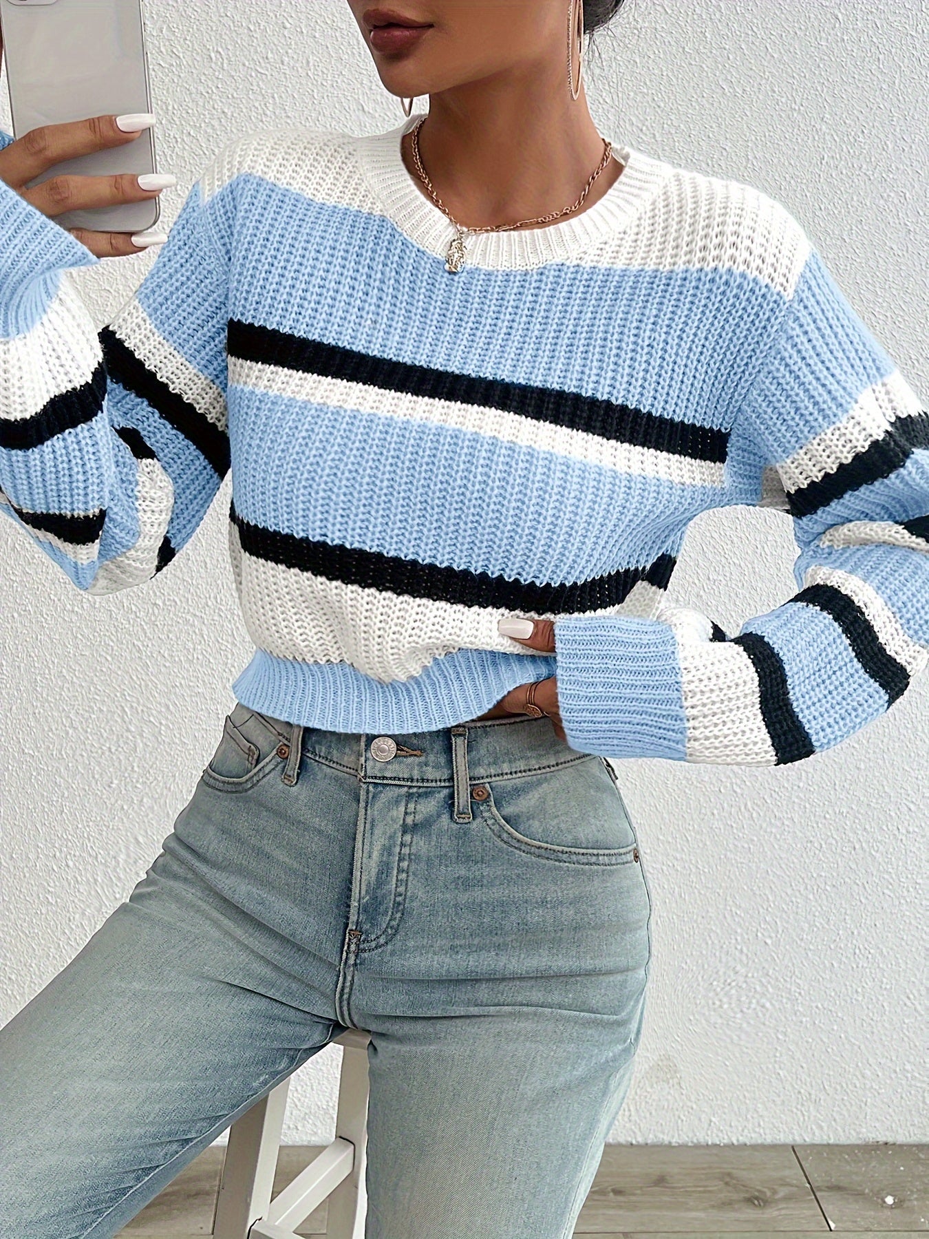 R&B | Bequemer und Stilvoller Strickpullover