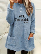 R&B | Bequemes Fleece-Sweatshirt mit Druck