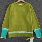R&B | Bequemer Grüner Damenpullover