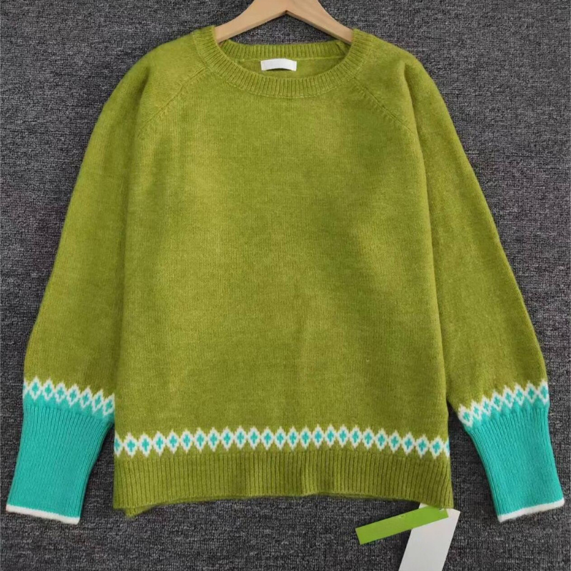 R&B | Bequemer Grüner Damenpullover