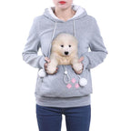 R&B | Bequemer Hoodie mit Katzen Tasche