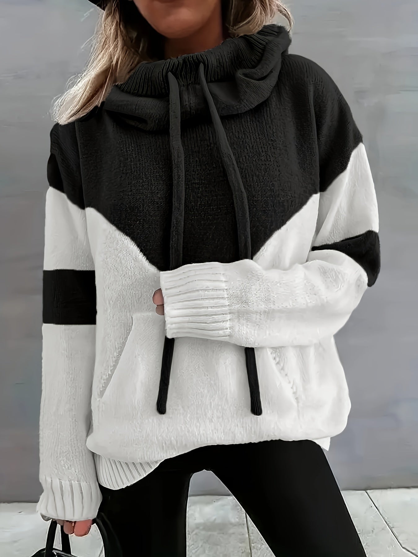 R&B | Bequemer Hoodie mit Kordelzug