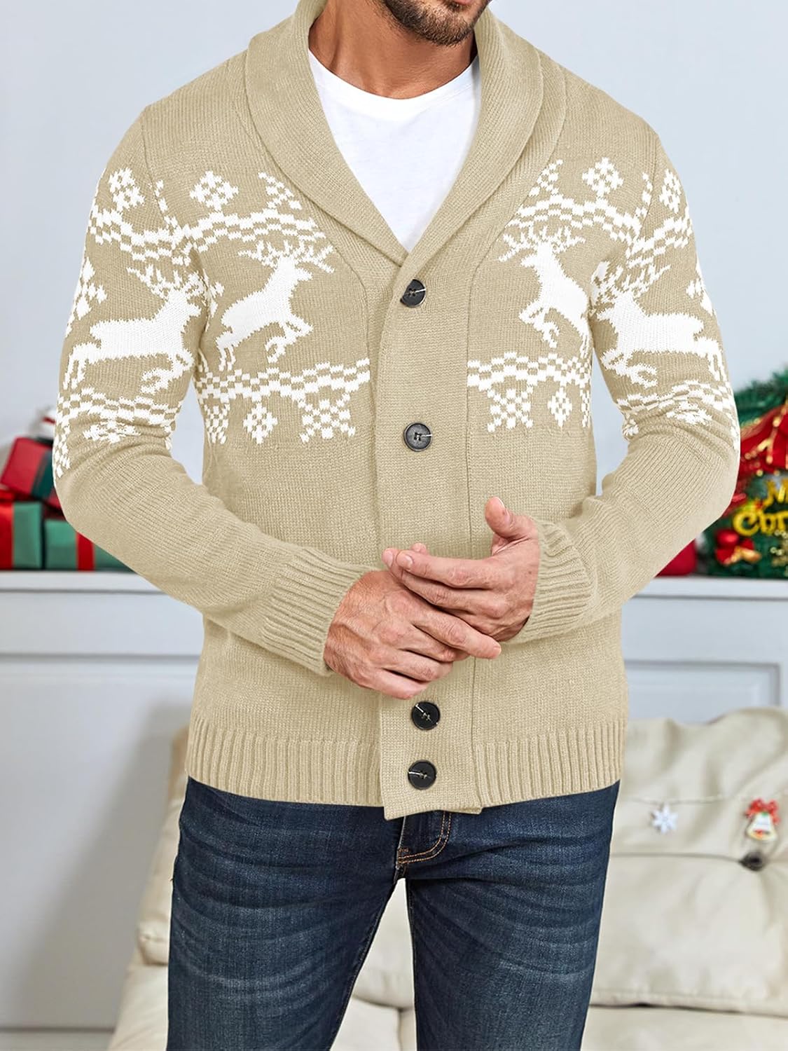 R&B | Bequeme Strickjacke für Herren