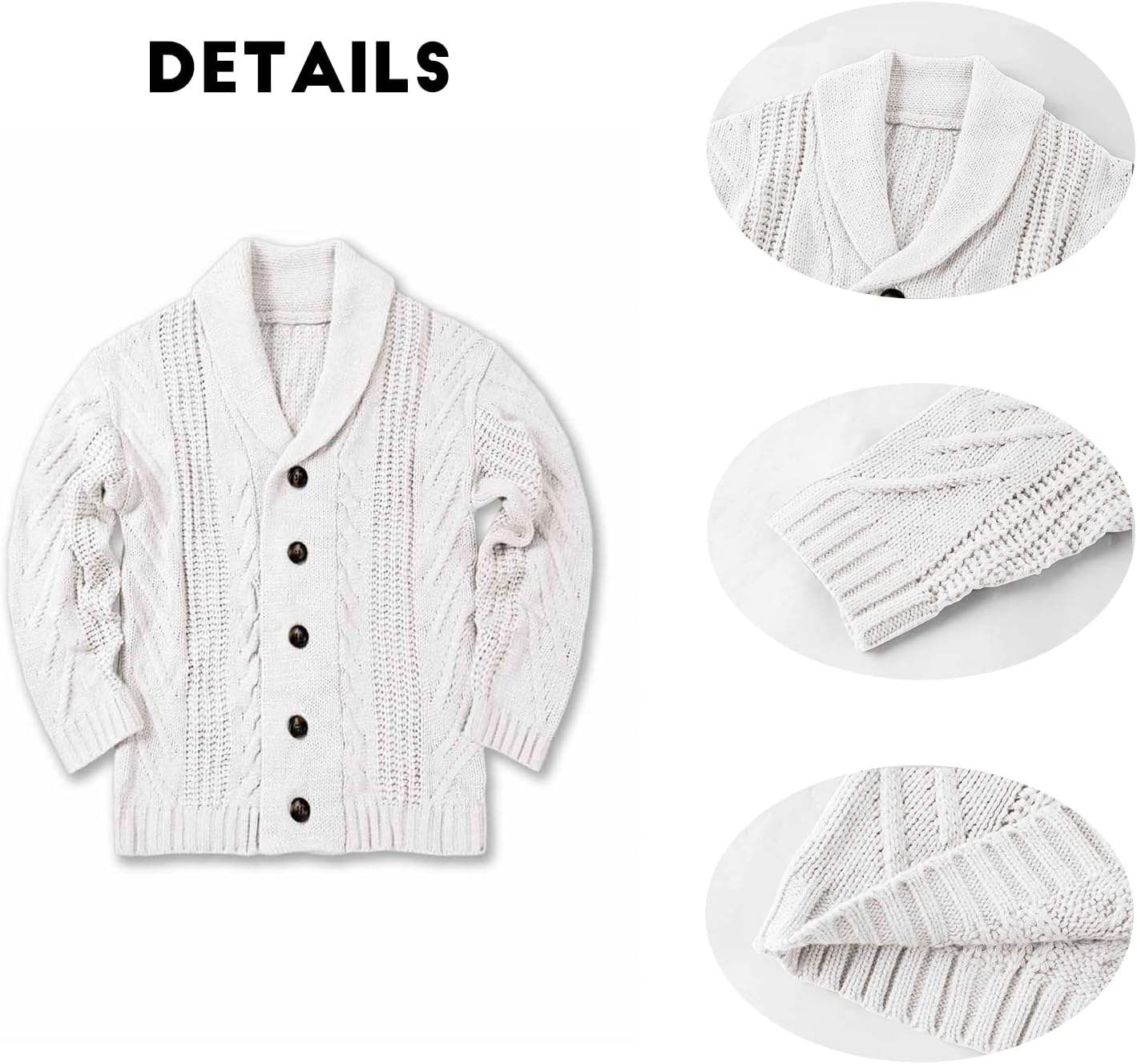 R&B | Bequeme Strickjacke für Herren