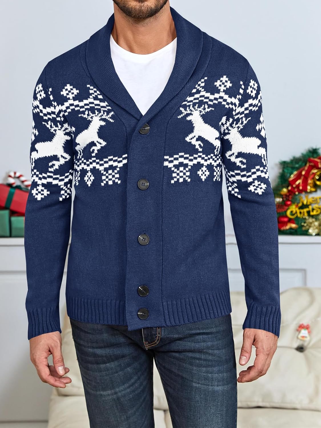 R&B | Bequeme Strickjacke für Herren