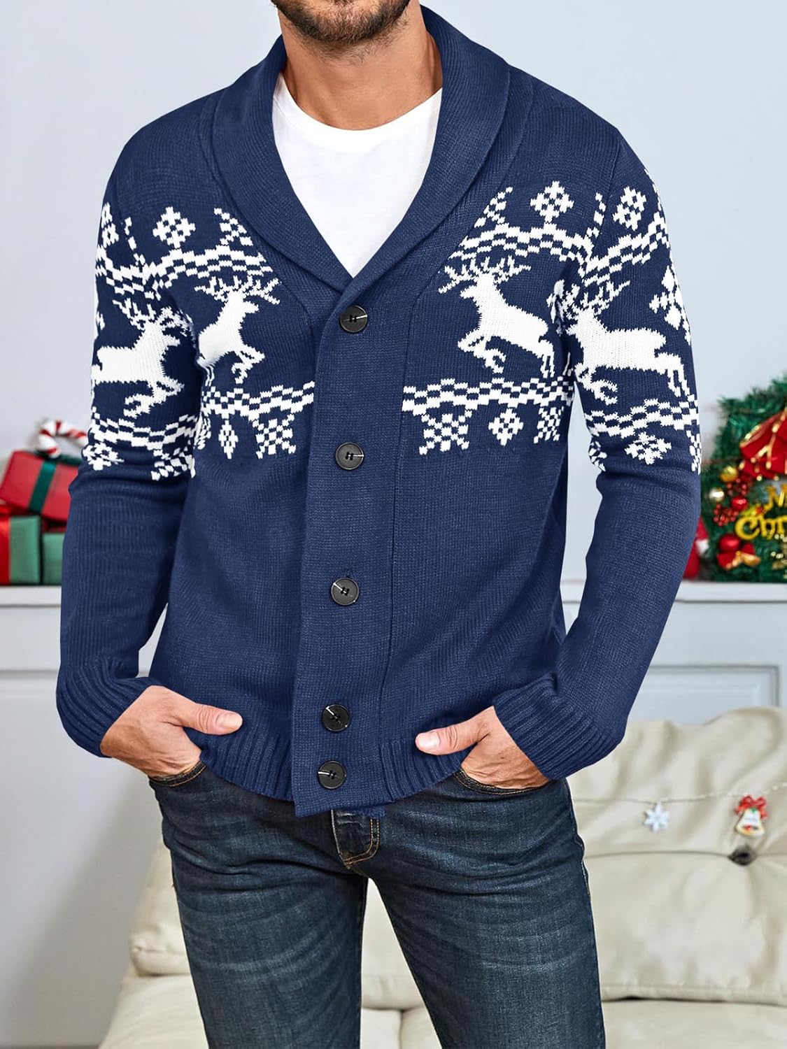 R&B | Bequeme Strickjacke für Herren