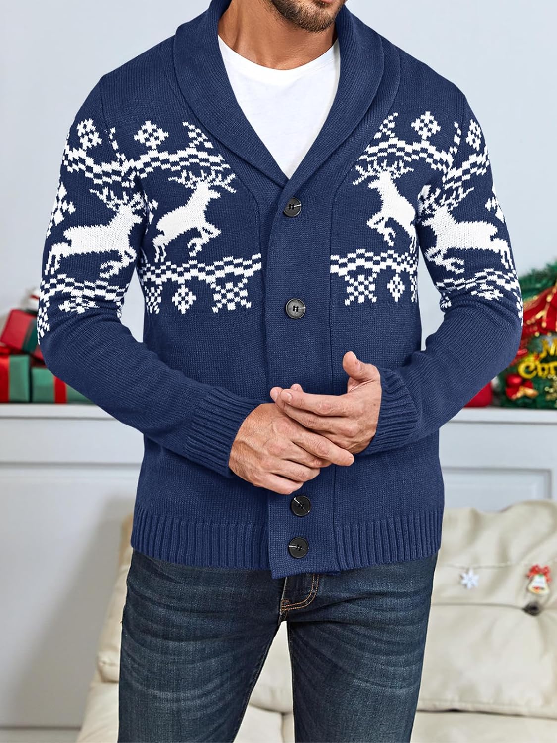 R&B | Bequeme Strickjacke für Herren