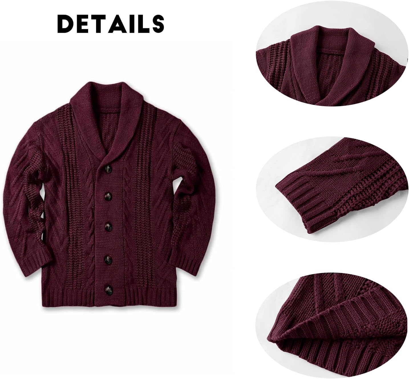 R&B | Bequeme Strickjacke für Herren