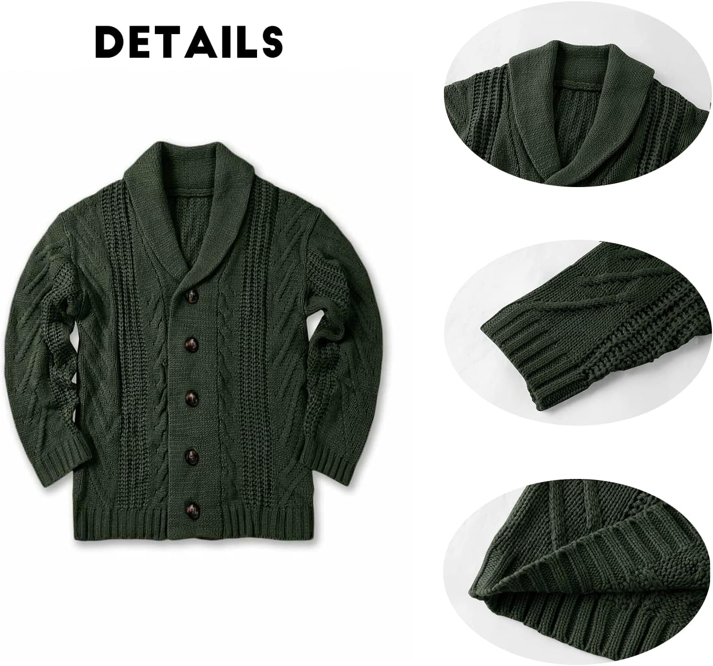 R&B | Bequeme Strickjacke für Herren