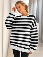 R&B | Bequemes Übergrößen-Damenpullover