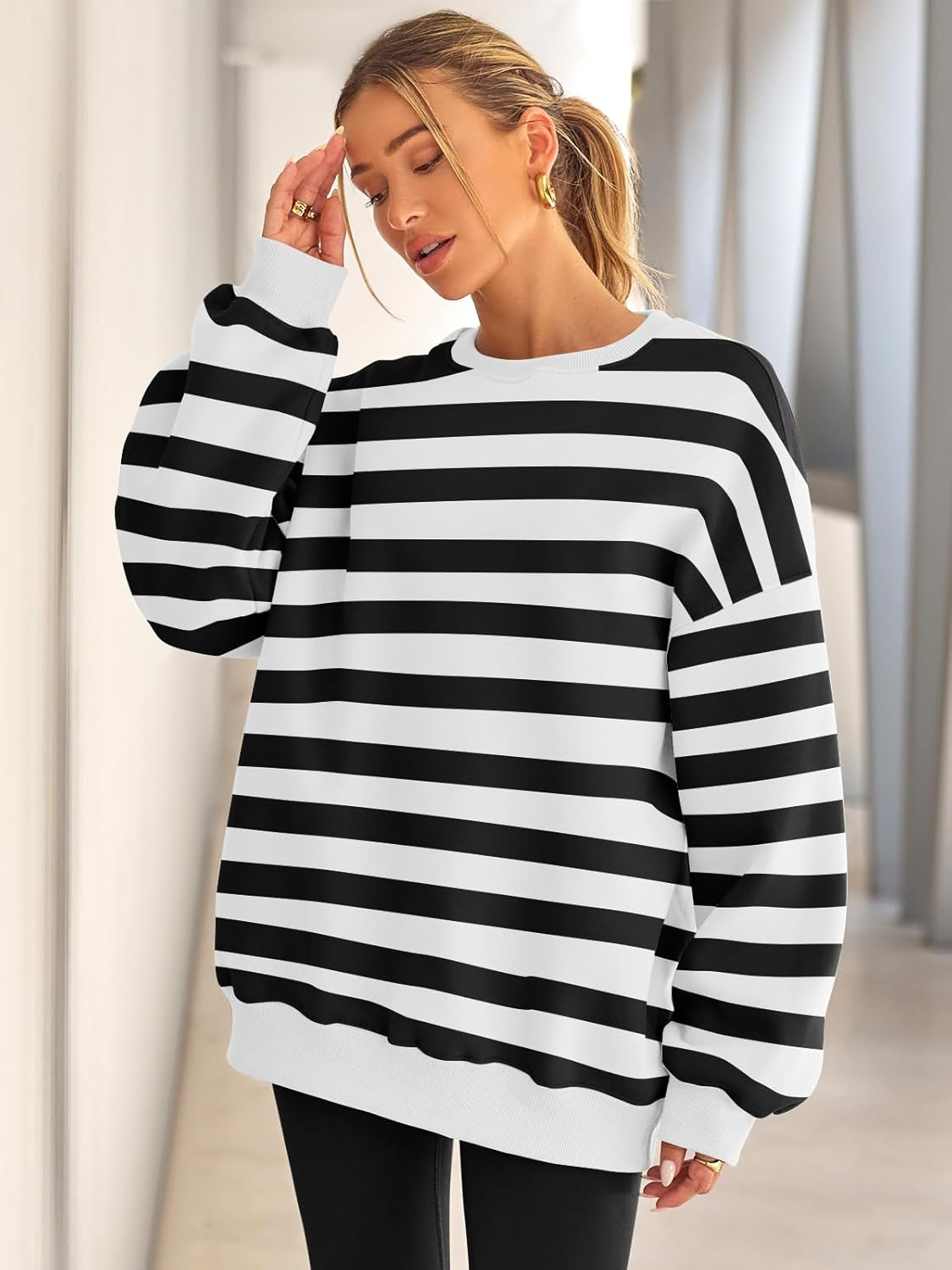 R&B | Bequemes Übergrößen-Damenpullover