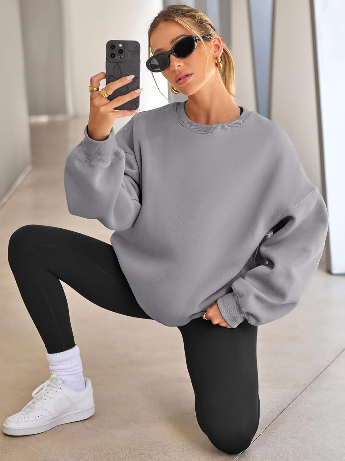 R&B | Bequemes Übergrößen-Damenpullover