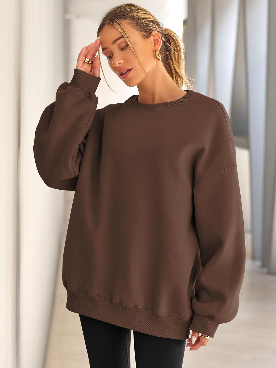 R&B | Bequemes Übergrößen-Damenpullover