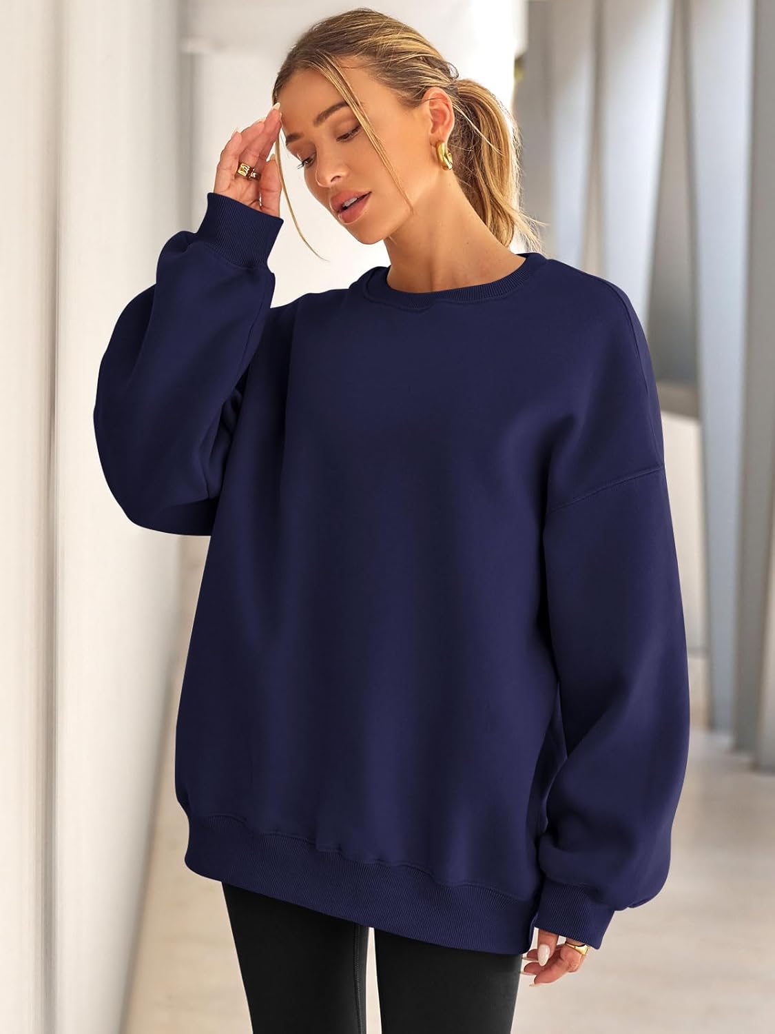 R&B | Bequemes Übergrößen-Damenpullover