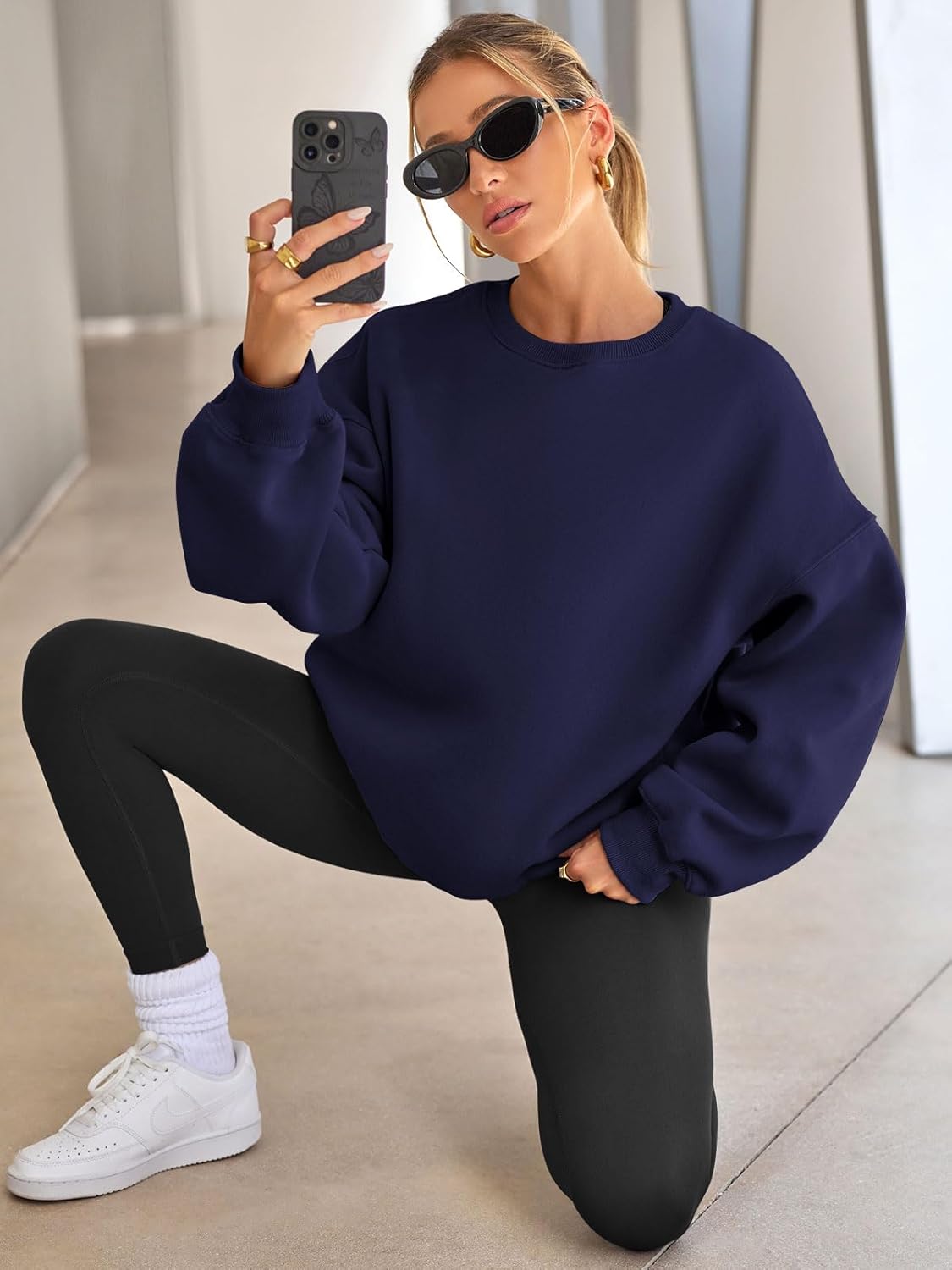 R&B | Bequemes Übergrößen-Damenpullover