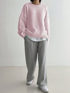 R&B | Bequemer Pinker Damenpullover