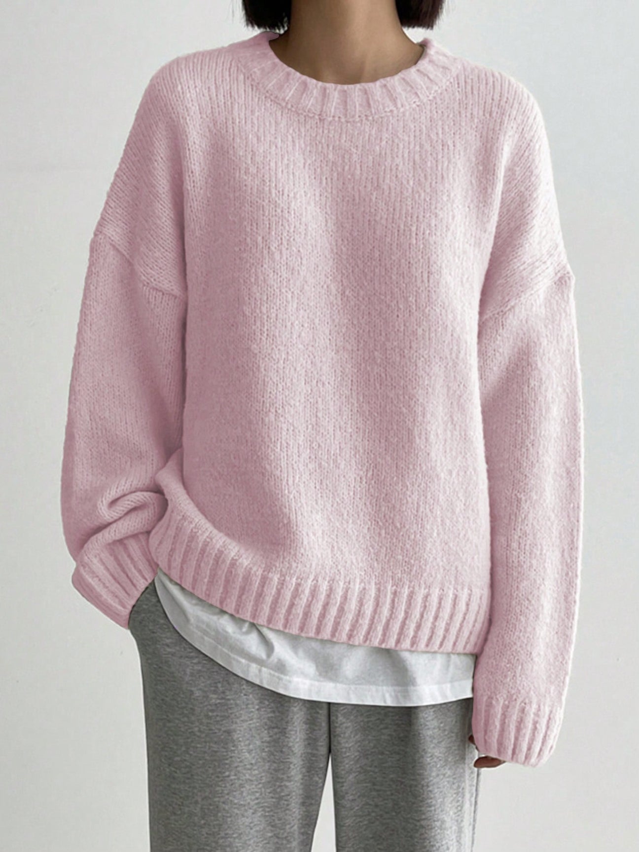 R&B | Bequemer Pinker Damenpullover