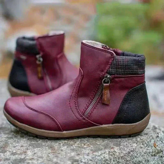 Lässige DamenStiefeletten Mit Reißverschluss Damen R&B