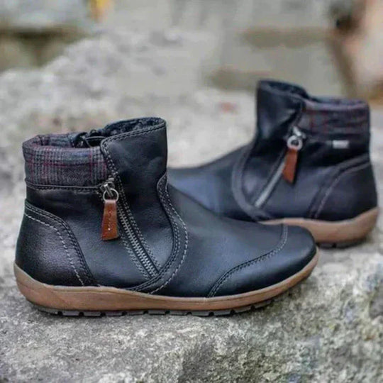Lässige DamenStiefeletten Mit Reißverschluss Damen R&B