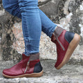 Lässige DamenStiefeletten Mit Reißverschluss Damen R&B