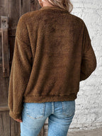R&B | Bequemes Teddy Pullover Sweatshirt