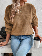 R&B | Bequemes Teddy Pullover Sweatshirt