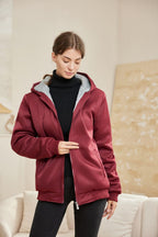 R&B | Bequeme Damen Winter Fleecejacke