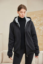R&B | Bequeme Damen Winter Fleecejacke
