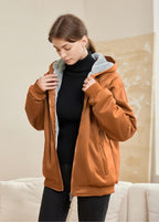 R&B | Bequeme Damen Winter Fleecejacke