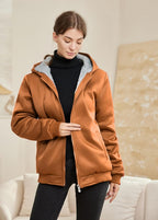 R&B | Bequeme Damen Winter Fleecejacke