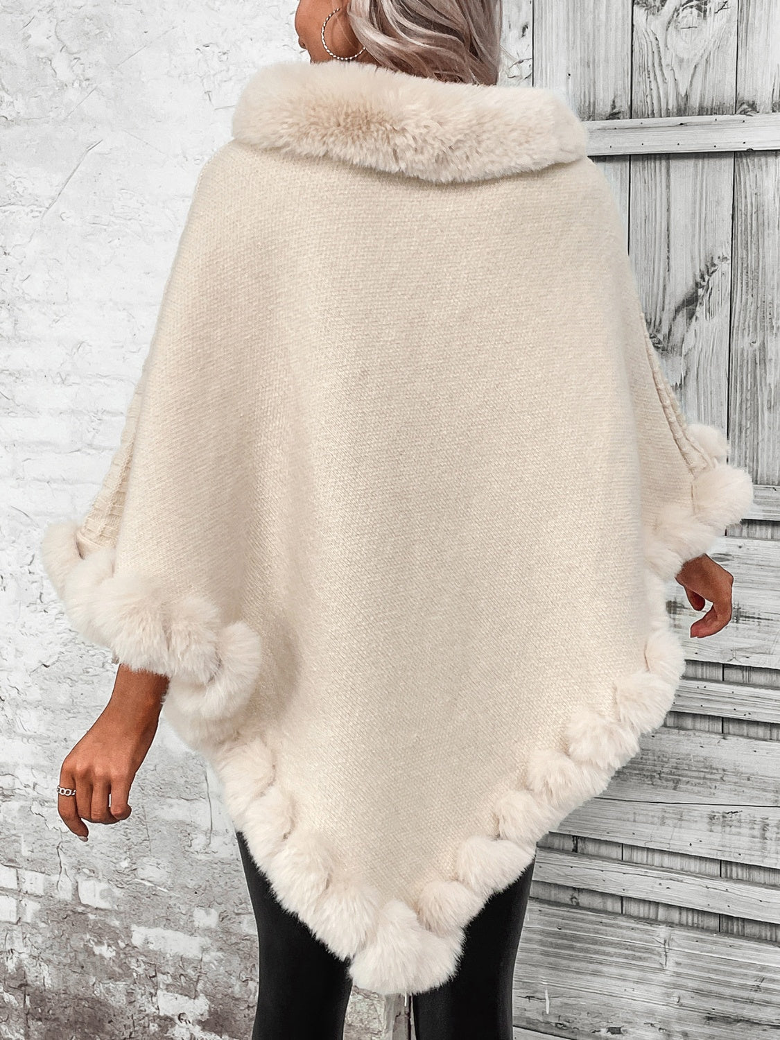 R&B | Bequemer Damen Winter Poncho