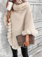 R&B | Bequemer Damen Winter Poncho