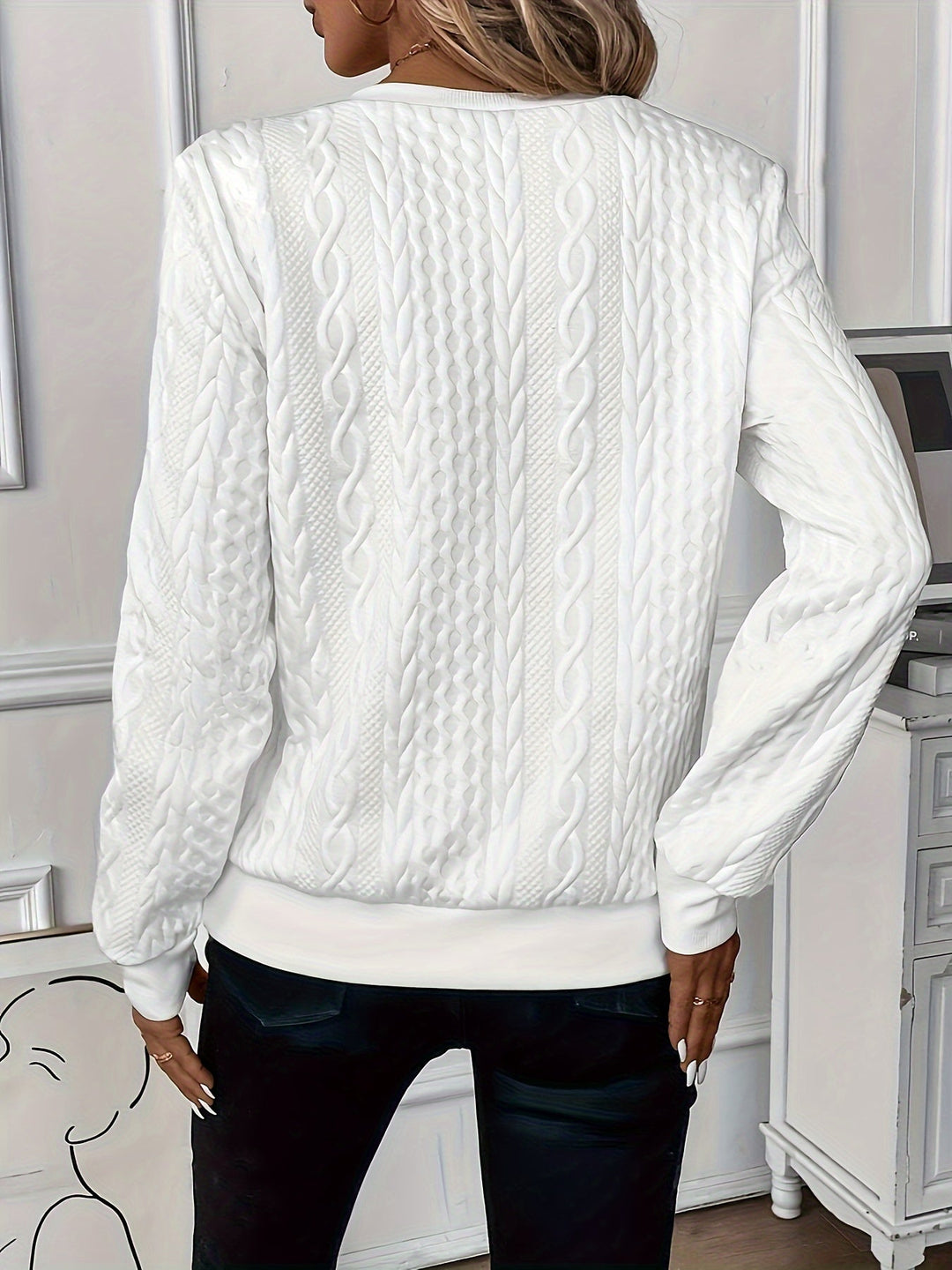 R&B | Bequemer Damenpullover mit Reißverschluss