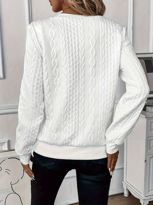 R&B | Bequemer Damenpullover mit Reißverschluss
