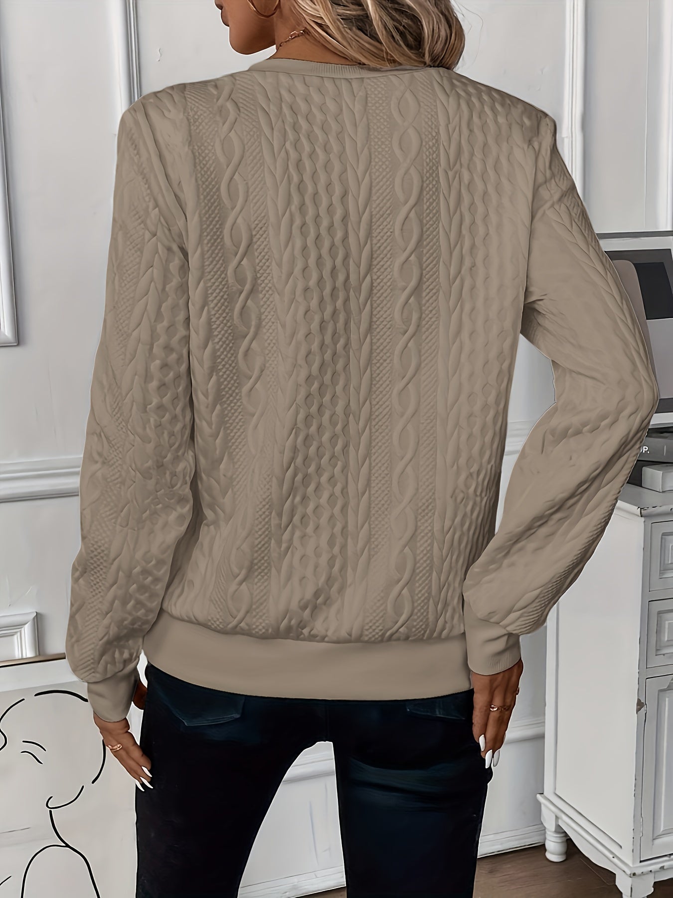 R&B | Bequemer Damenpullover mit Reißverschluss