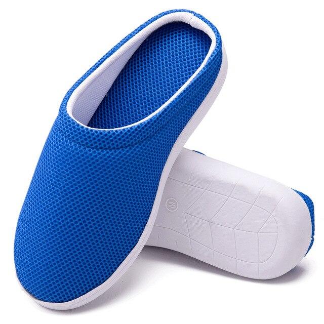 Blaue GelKomfortslipper R&B