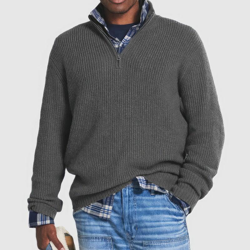 R&B | Stilvoll Gestrickter Pullover für Männer