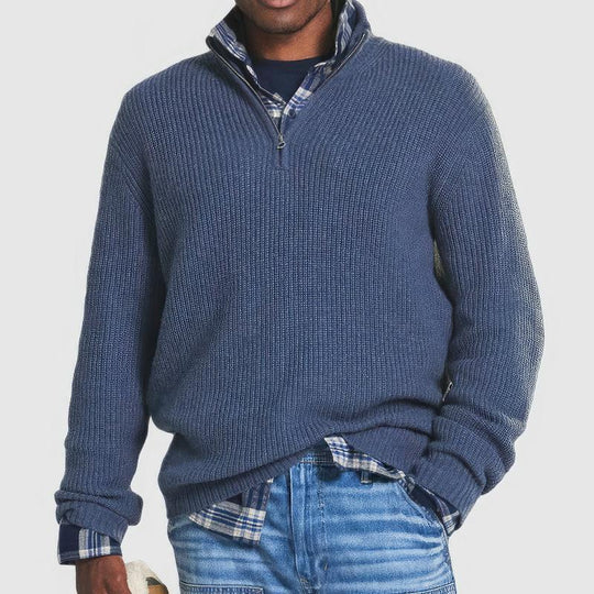 R&B | Stilvoll Gestrickter Pullover für Männer