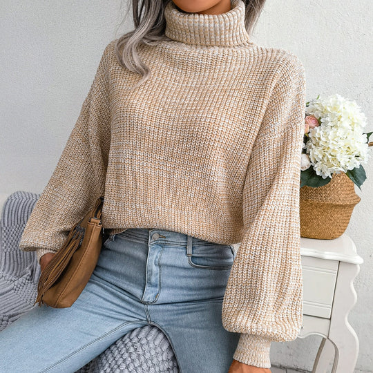 R&B | Bequemer Strickrollkragenpullover