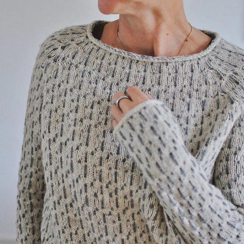 R&B | Weicher Strickpullover Mit Feinem Muster