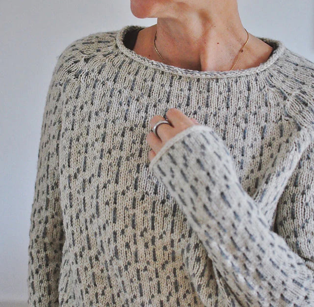 R&B | Strickpullover mit Subtilm Muster Acryl/baumwolle Weich und Bequem