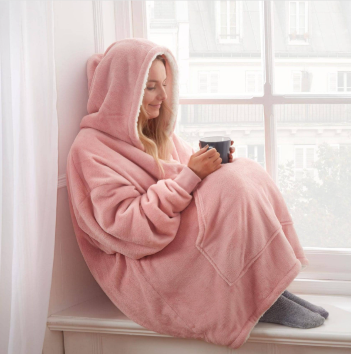 R&B | Weiches Kapuzenpullover-decke Polyester Bequem und Warm