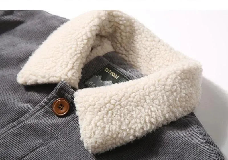 R&B | Corduroy Winterjacke für Männer